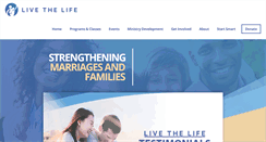 Desktop Screenshot of livethelife.org